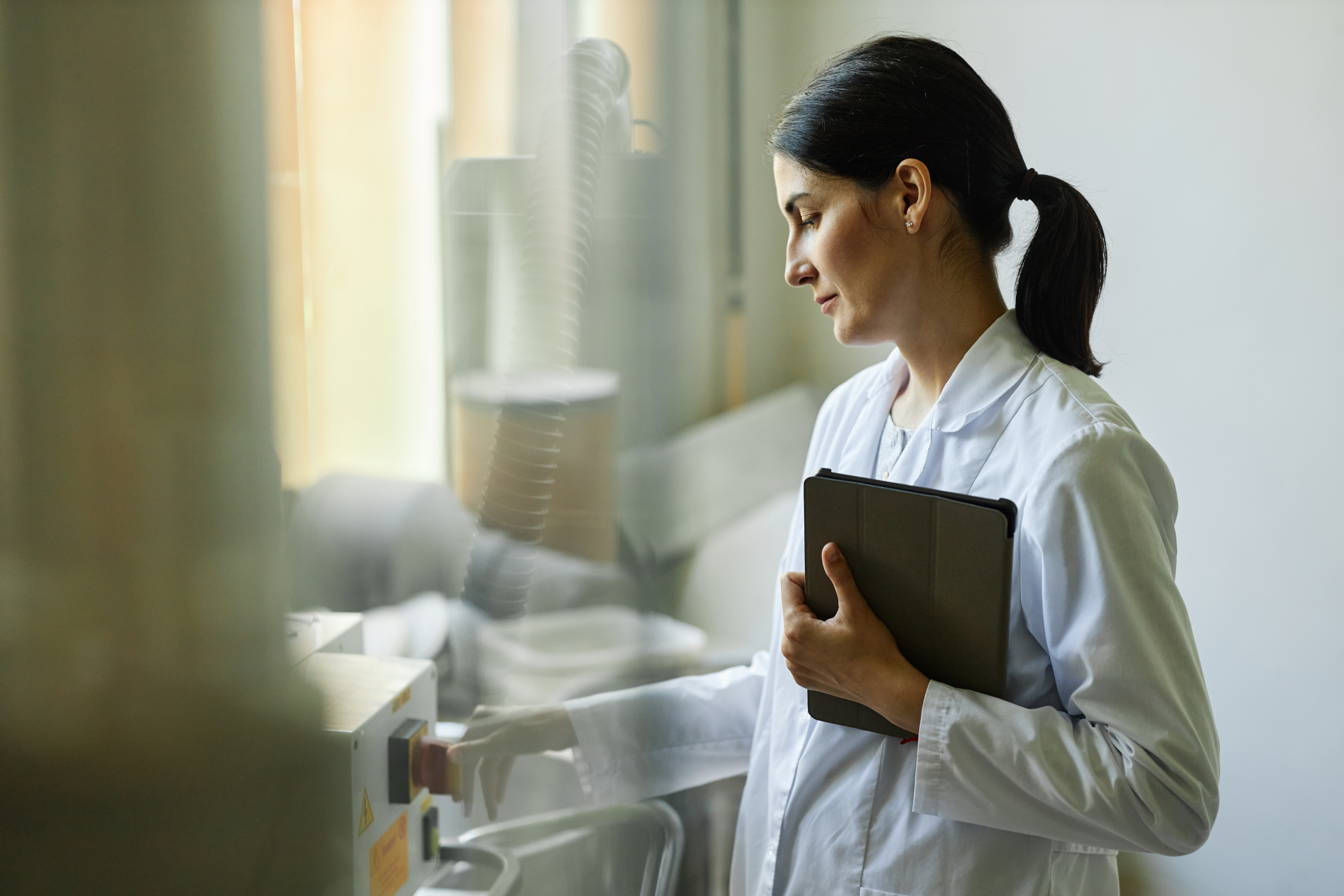 A Protrition Labs scientist at work in the development lab